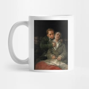 Self-Portrait with Dr. Arrieta by Francisco Goya Mug